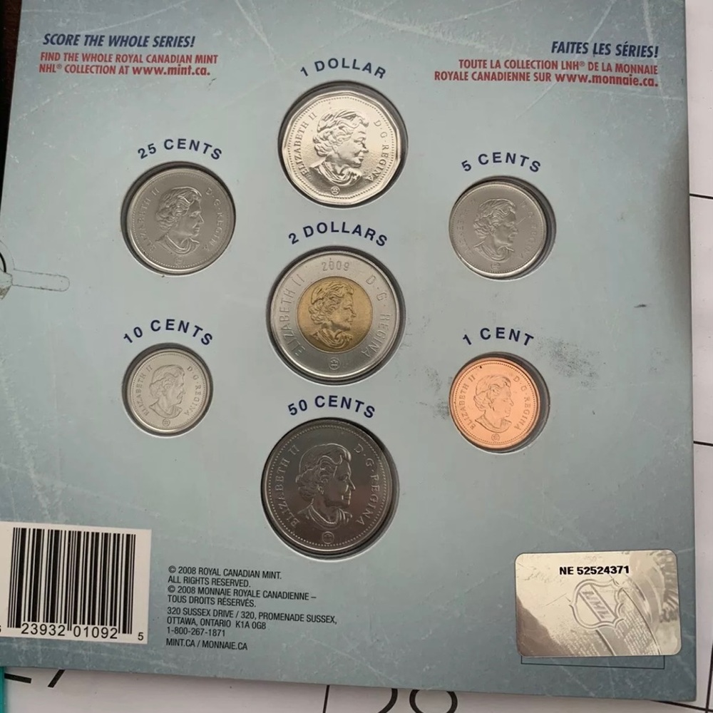 NHL Montreal coin collection 3008-2009 set NIB - Picture 4 of 12